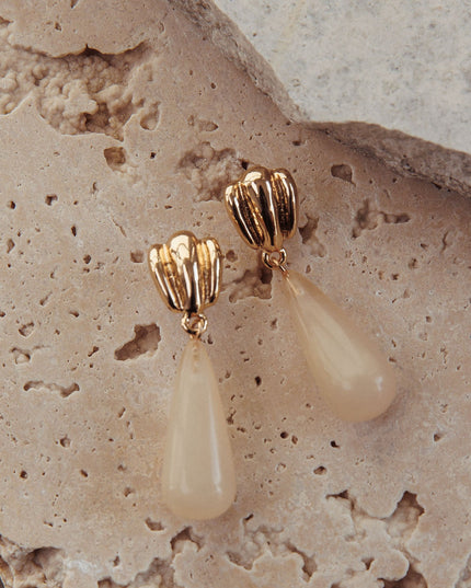 Earrings Gold/Ivory Tort