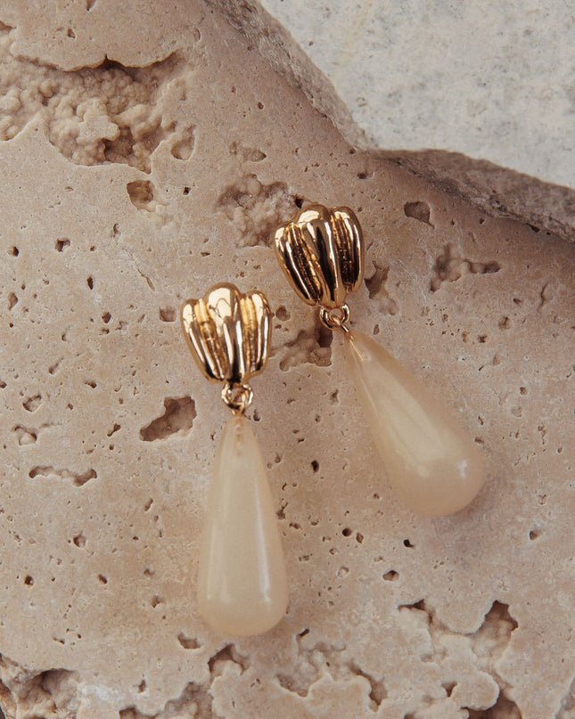 Earrings Gold/Ivory Tort
