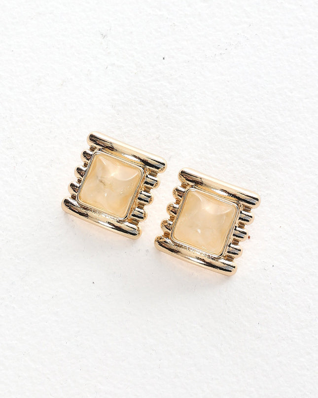Earrings Gold/Ivory Tort