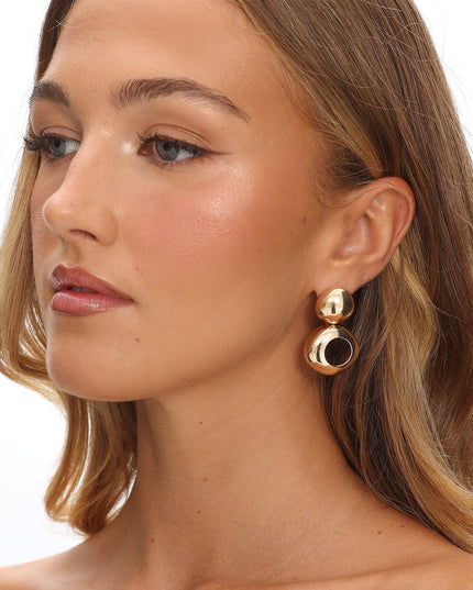 Gold Hilary Drop Earrings