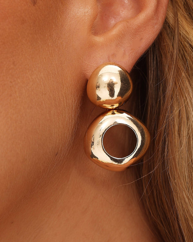 Gold Hilary Drop Earrings