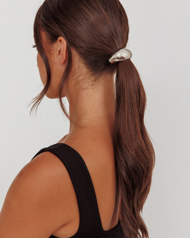 Dark Silver Cindy Hair Tie