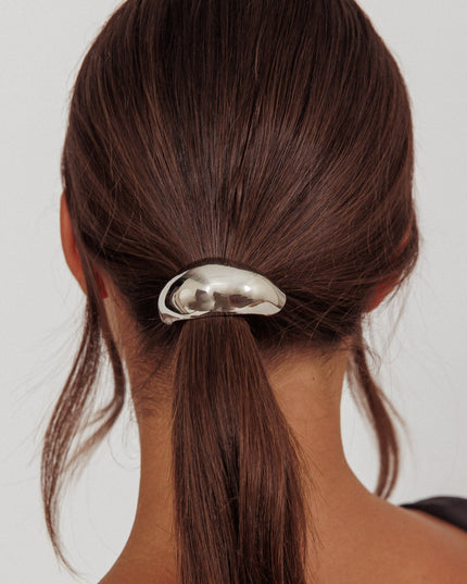 Dark Silver Cindy Hair Tie