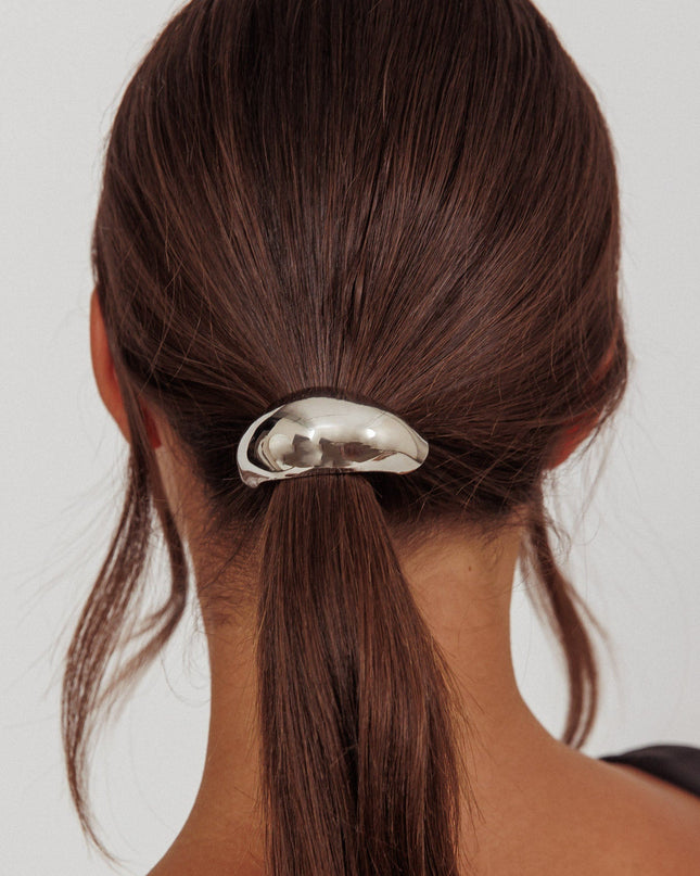 Dark Silver Cindy Hair Tie