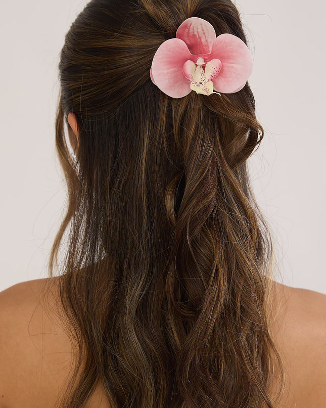 Fuchsia Orchid Hair Pin