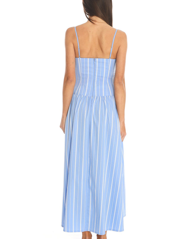 Blue Tiered Maxi Dress