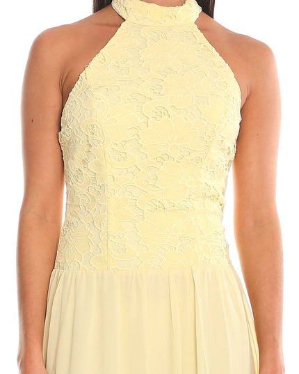 Butter Lace Halter Maxi Dress