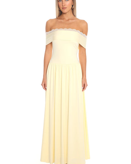 Butter Off-Shoulder Maxi Dress