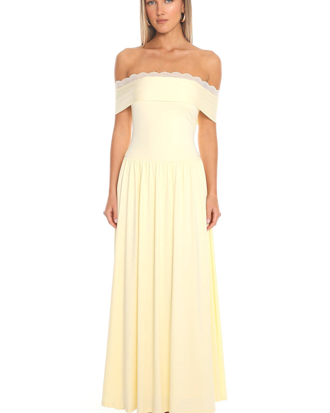 Butter Off-Shoulder Maxi Dress
