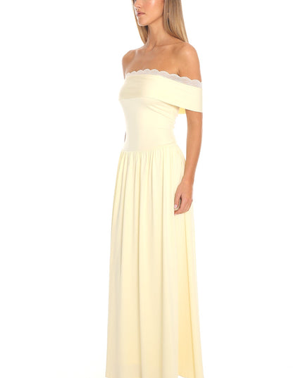 Butter Off-Shoulder Maxi Dress