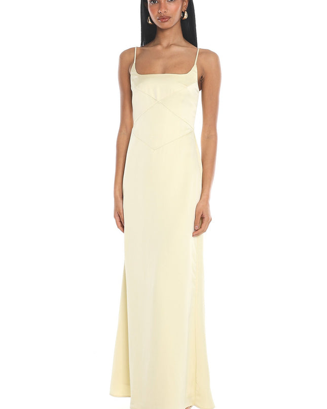 Butter Satin Slip Maxi Dress