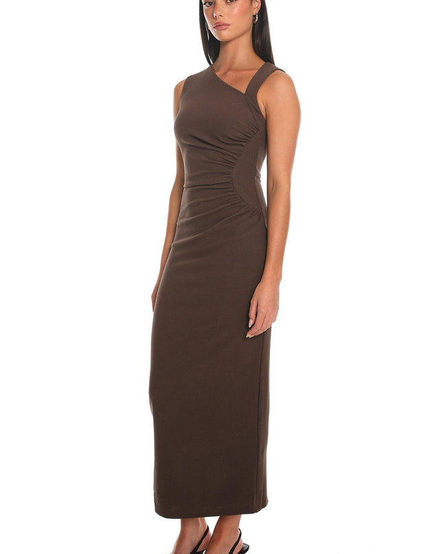 Cocoa Asymmetric Midi Dress