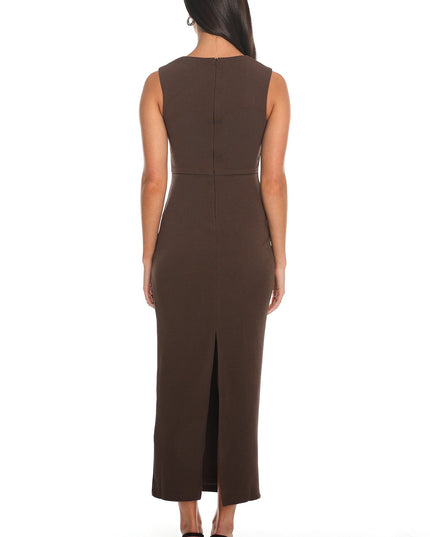 Cocoa Asymmetric Midi Dress