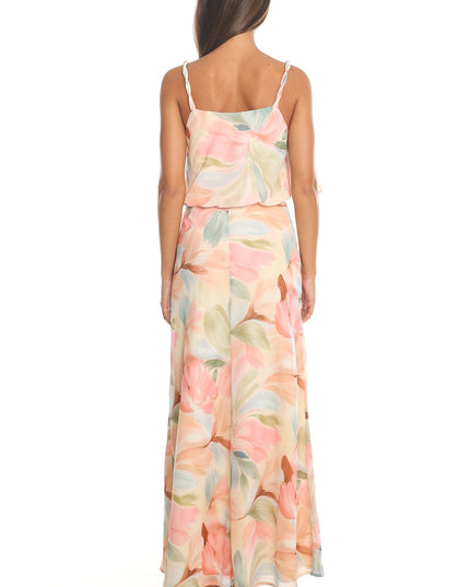 Butter Ruched Waist Blouson Maxi Dress