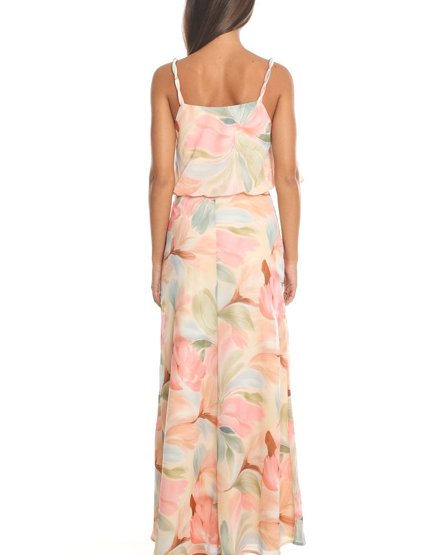 Butter Ruched Waist Blouson Maxi Dress