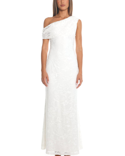 White One Shoulder Maxi Dress