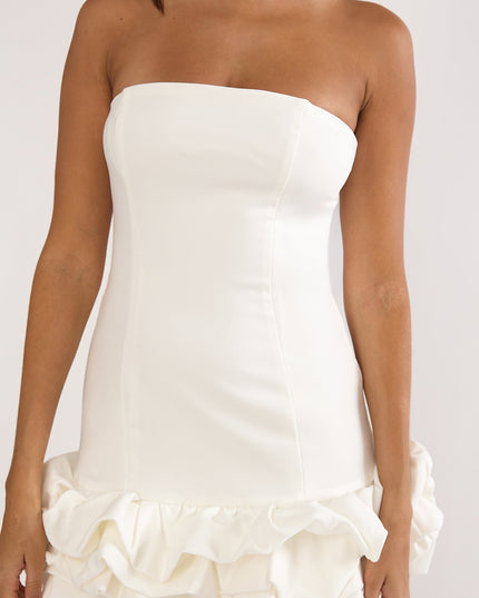 Off White Moonlis Strapless Romper