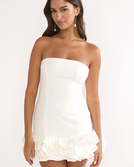 Off White Moonlis Strapless Romper