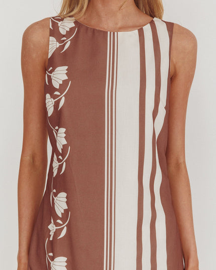 Sleeveless Waist Tie Maxi Dress Palma