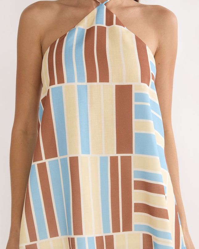 Butter Halter Top Print