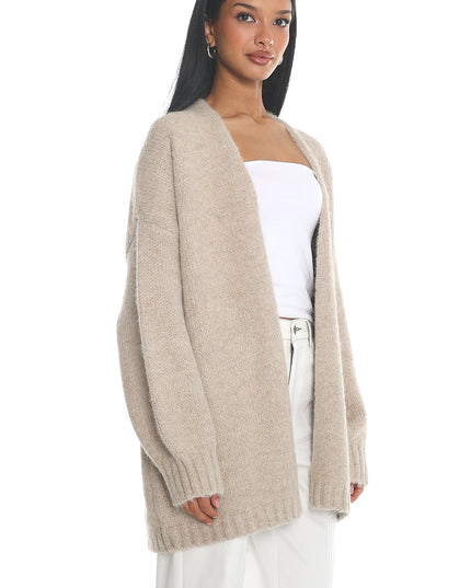 Oat Long Knit Cardigan