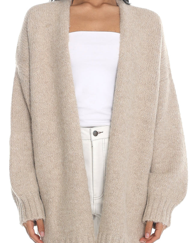 Oat Long Knit Cardigan