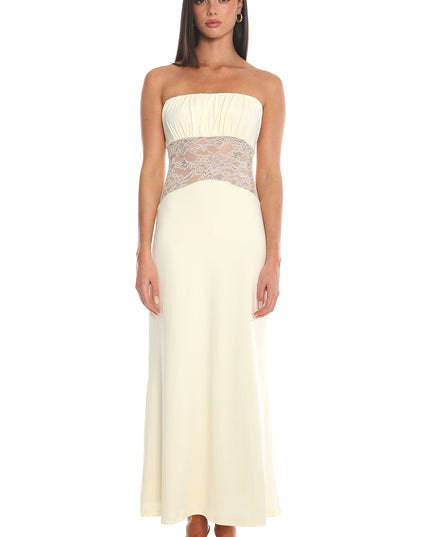 Butter Strapless Maxi Dress