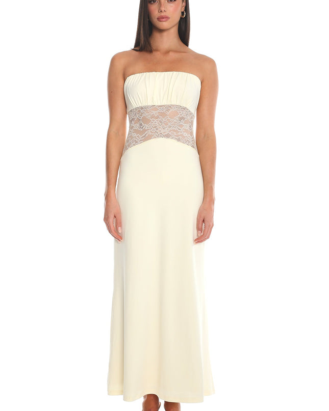 Butter Strapless Maxi Dress
