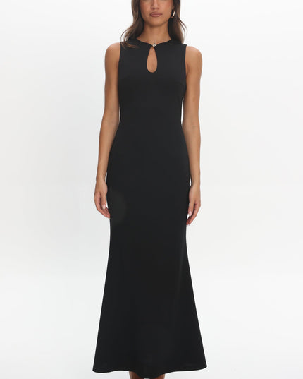 Black Hole Bust Maxi Dress