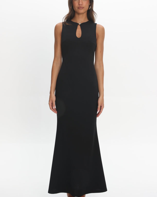 Black Hole Bust Maxi Dress