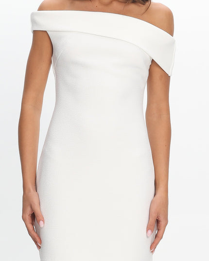 White Off-Shoulder Mini Dress
