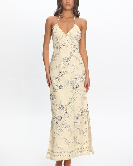 Butter Halter Maxi Dress