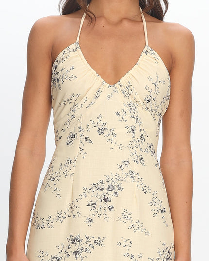 Butter Halter Maxi Dress