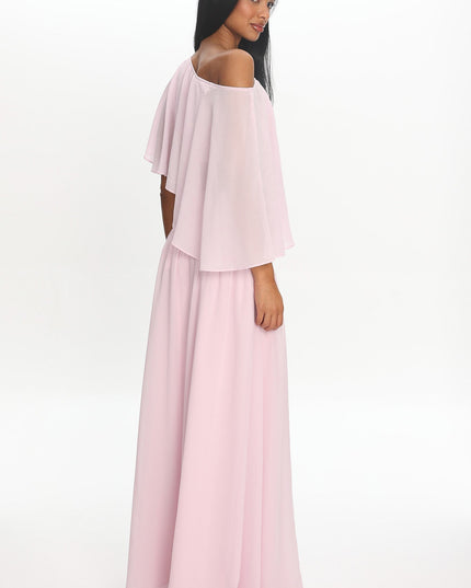 Blush High Waisted Maxi Skirt