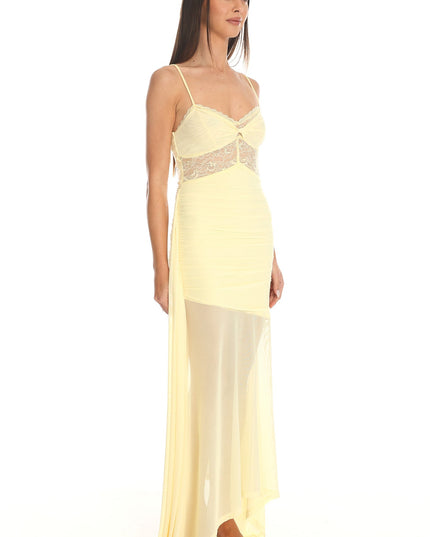 Yellow Lace Mermaid Maxi Dress Baby