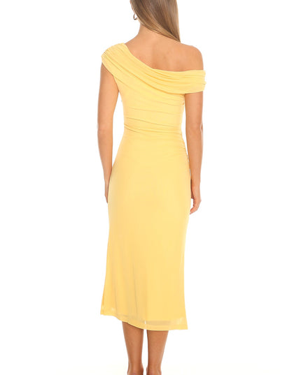 Butter You One-Shoulder Midi Dress