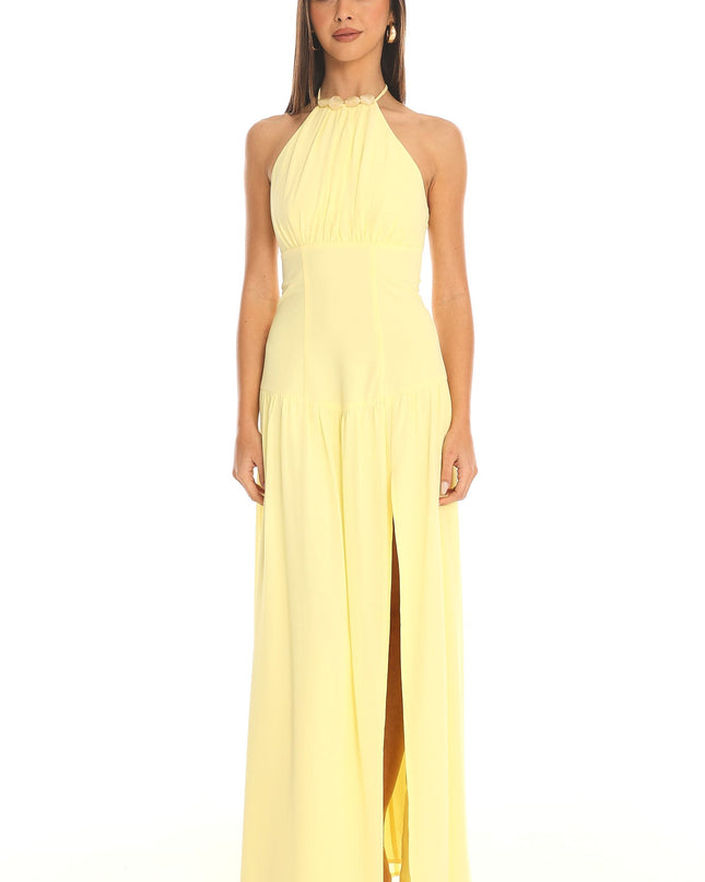 Butter Halter Maxi Dress