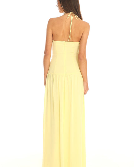 Butter Halter Maxi Dress