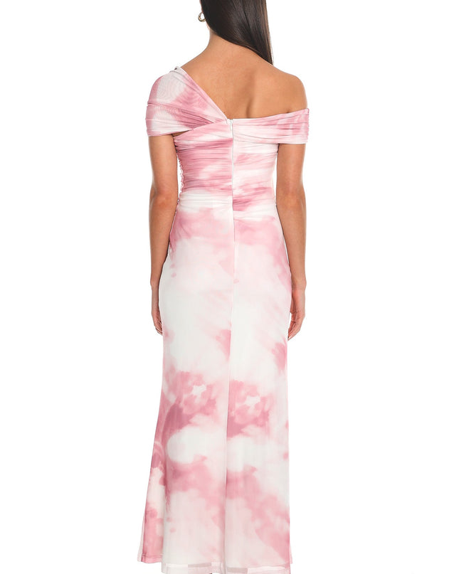 Pink Tie-Dye Maxi Dress