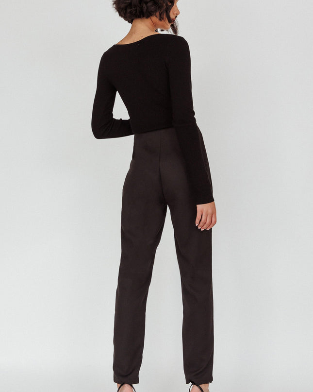 Black High Waist Pants