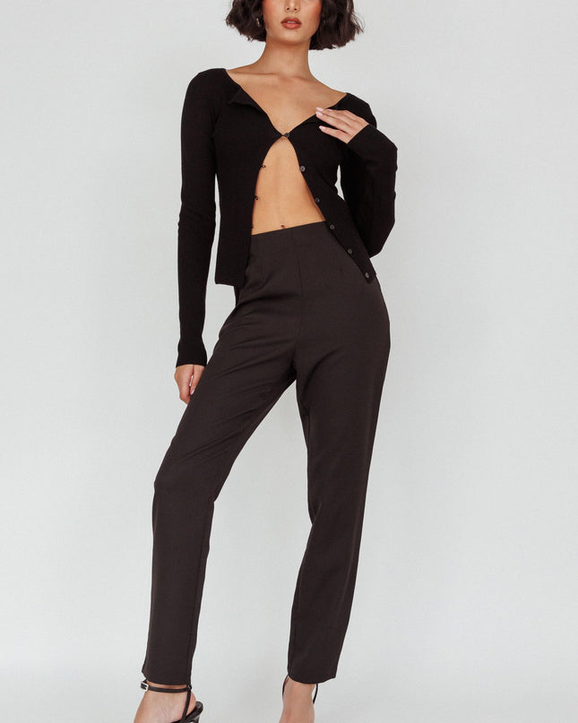 Black High Waist Pants