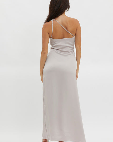 One-Shoulder Midi Dress Prosecco