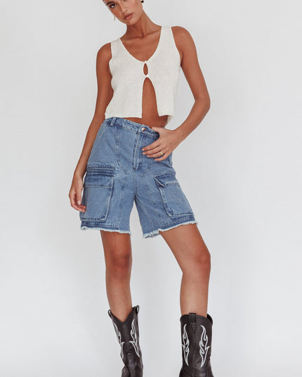 Denim Cargo Short Jorts