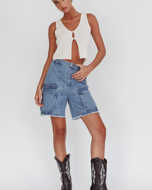 Denim Cargo Short Jorts