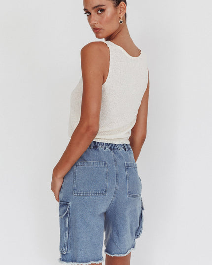 Denim Cargo Short Jorts