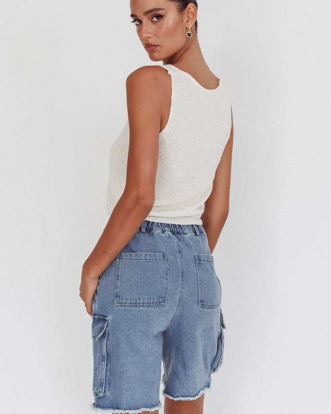Denim Cargo Short Jorts