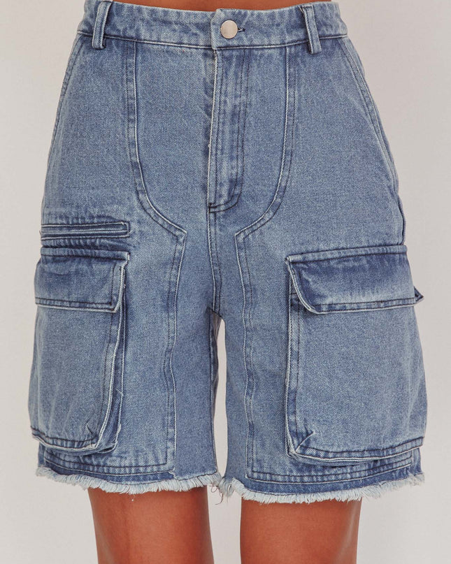 Denim Cargo Short Jorts