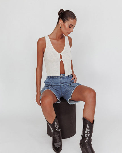 Denim Cargo Short Jorts
