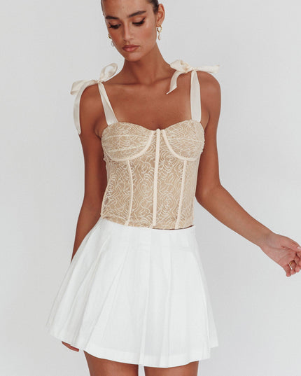 Off White Rori Pleated Skirt