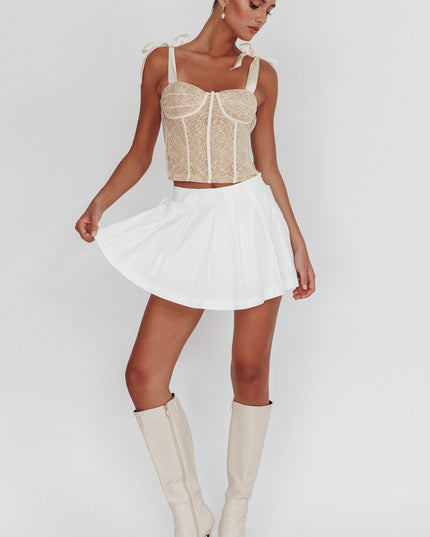 Off White Rori Pleated Skirt